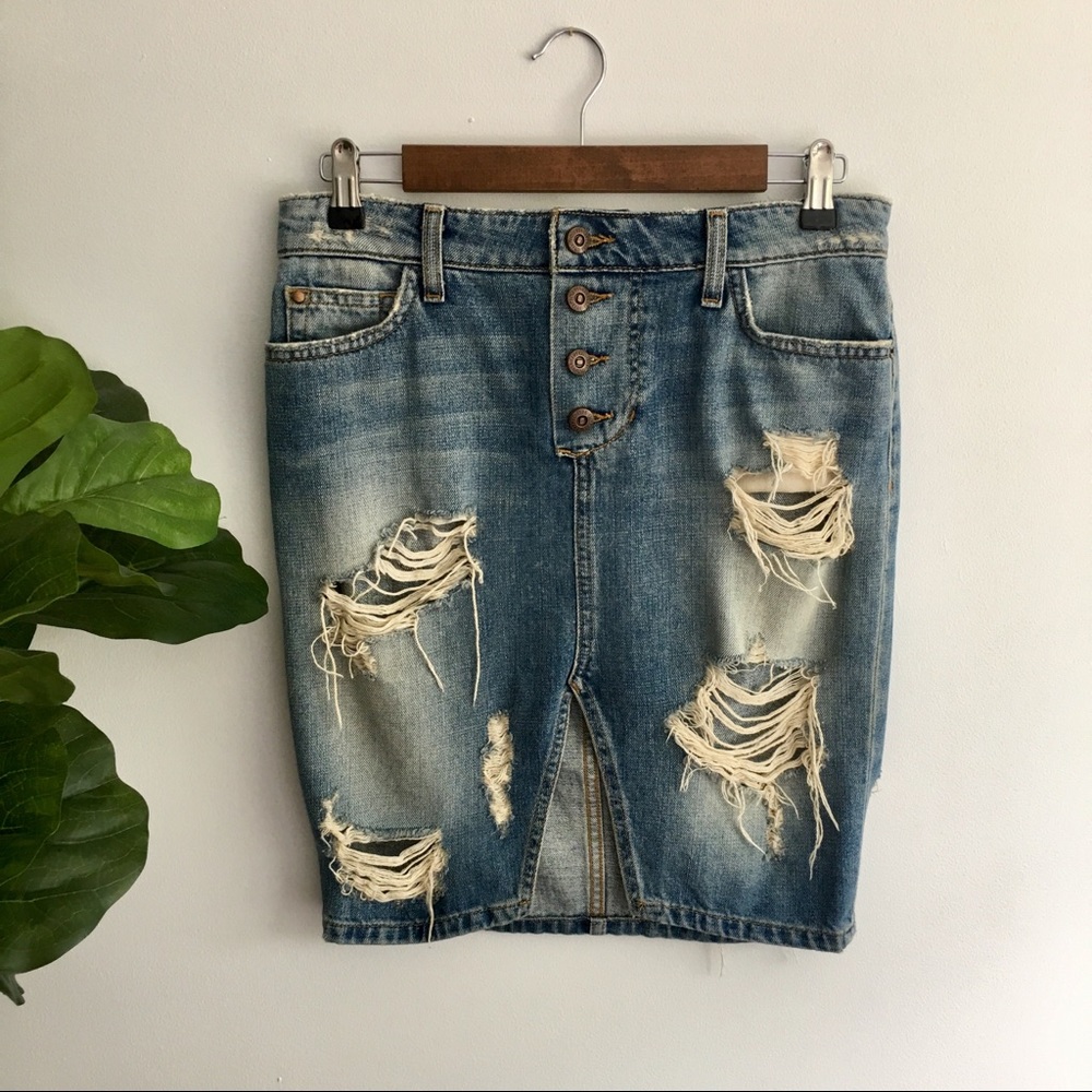 Joe’s Jeans denim skirt